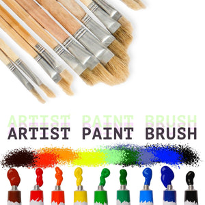 Paint Brush Set 12 Pcs Paint Brushes For Acrylic Painting Oil Watercolor  Paint B